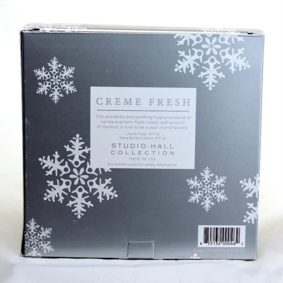 Studio Hall Creme Fresh Liquid Hand Soap & Shea Butter Lotion Set 8 oz ea New - Picture 2 of 3
